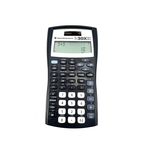 Texas Instruments TI-30X IIS Solar Powered Calculator Blue With Case - Picture 2 of 7